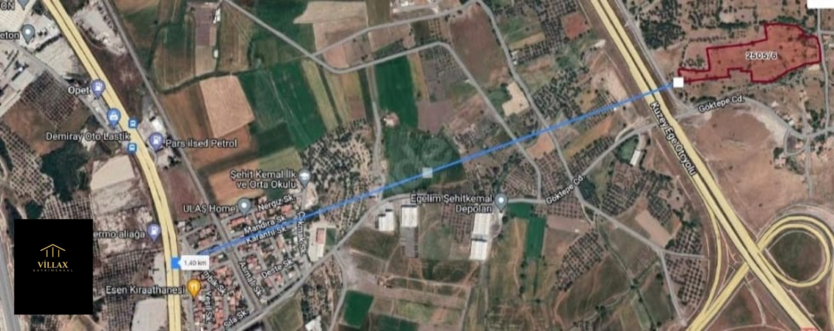 Aliağa Satılık  30 Dönüm Tarla