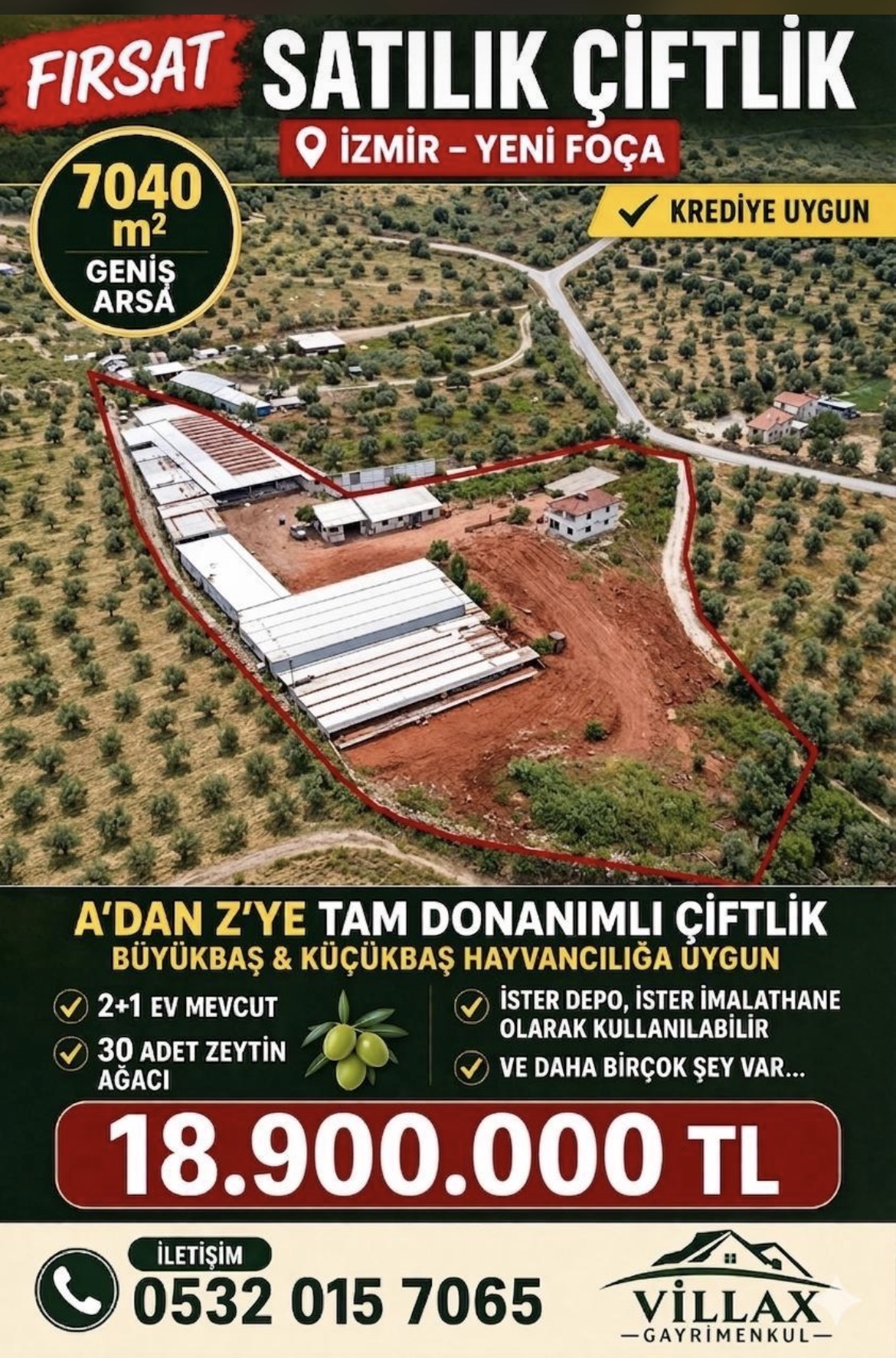 İzmir foça satılık çigtlik