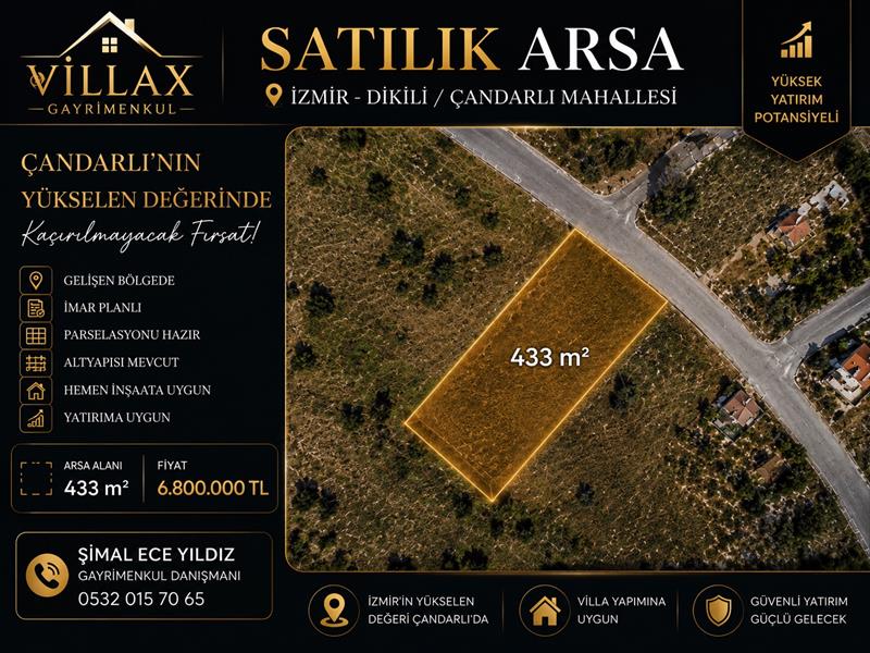 ACİL SATILIK | ÇANDARLI'DA KAÇIRILMAYACAK YATIRIM FIRSATI!